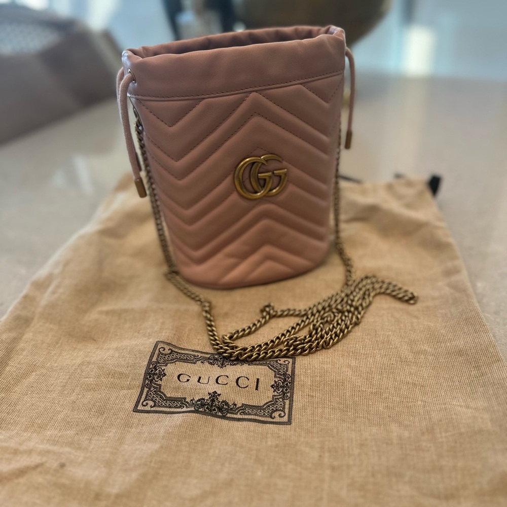 Gucci Pink Quilted Mini Bag